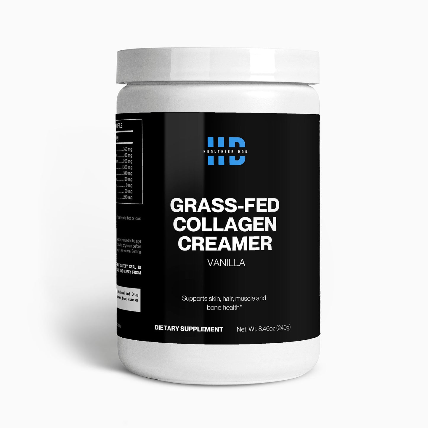 Grass-Fed Collagen Creamer (Vanilla)