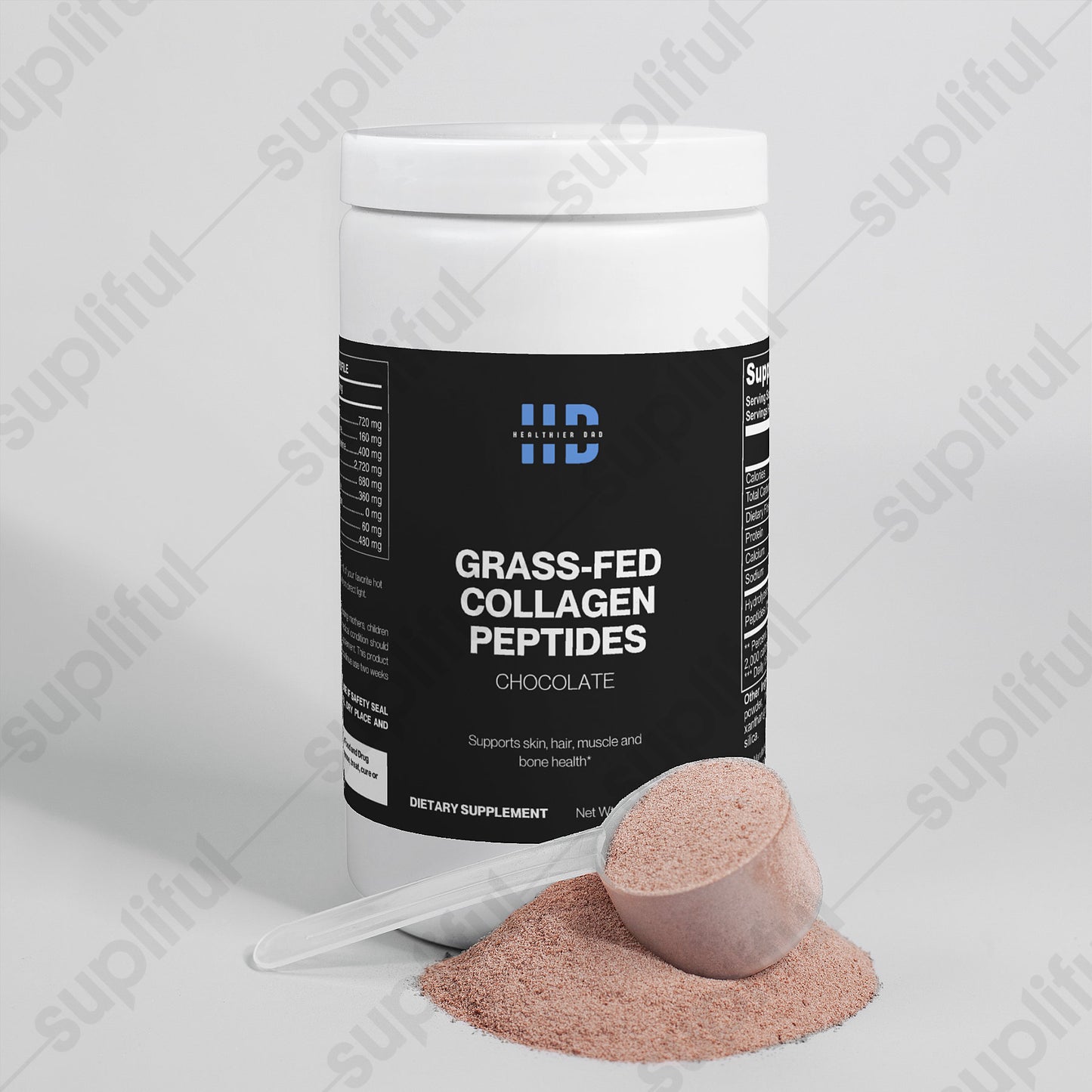 Grass-Fed Collagen Peptides Powder (Chocolate)